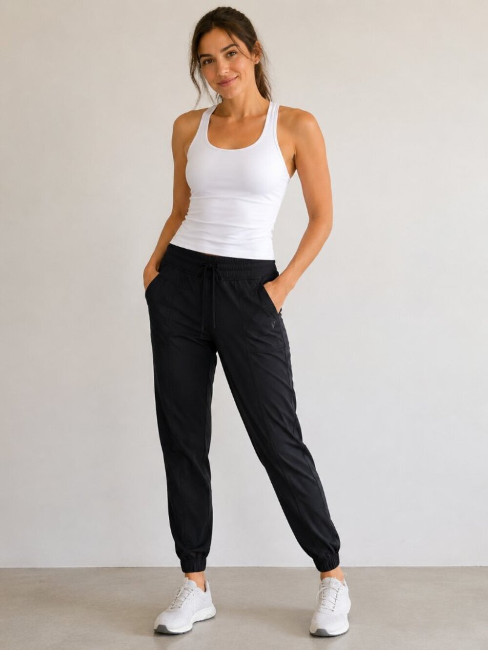 Indyeva Lightweight Jogger Pants Black Size Large
